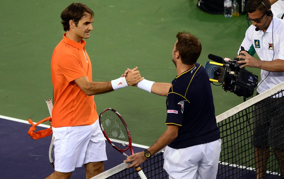 Federer was still able to overcome the decision and beat Wawrinka