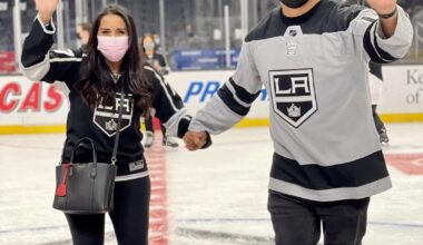 Random memory popped up—My wife and I got to skate the ice at Staples Center in 2021.