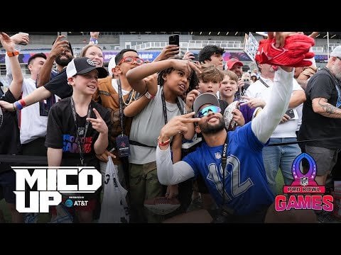Chris Lindstrom and KhaDarel Hodge Mic'd Up at Pro Bowl Games practice