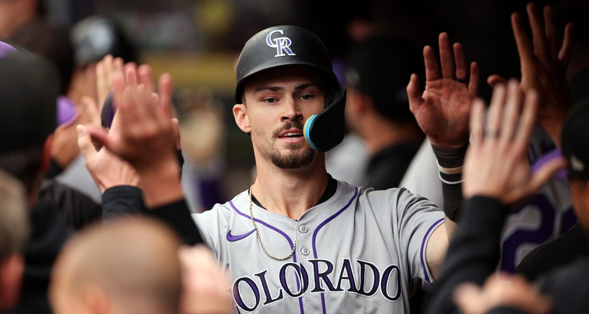 Colorado Rockies 2025 projected starting lineup and rotation