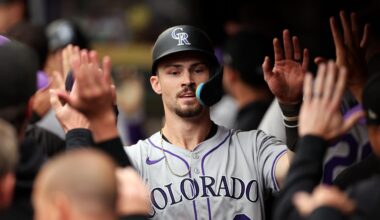 Colorado Rockies 2025 projected starting lineup and rotation