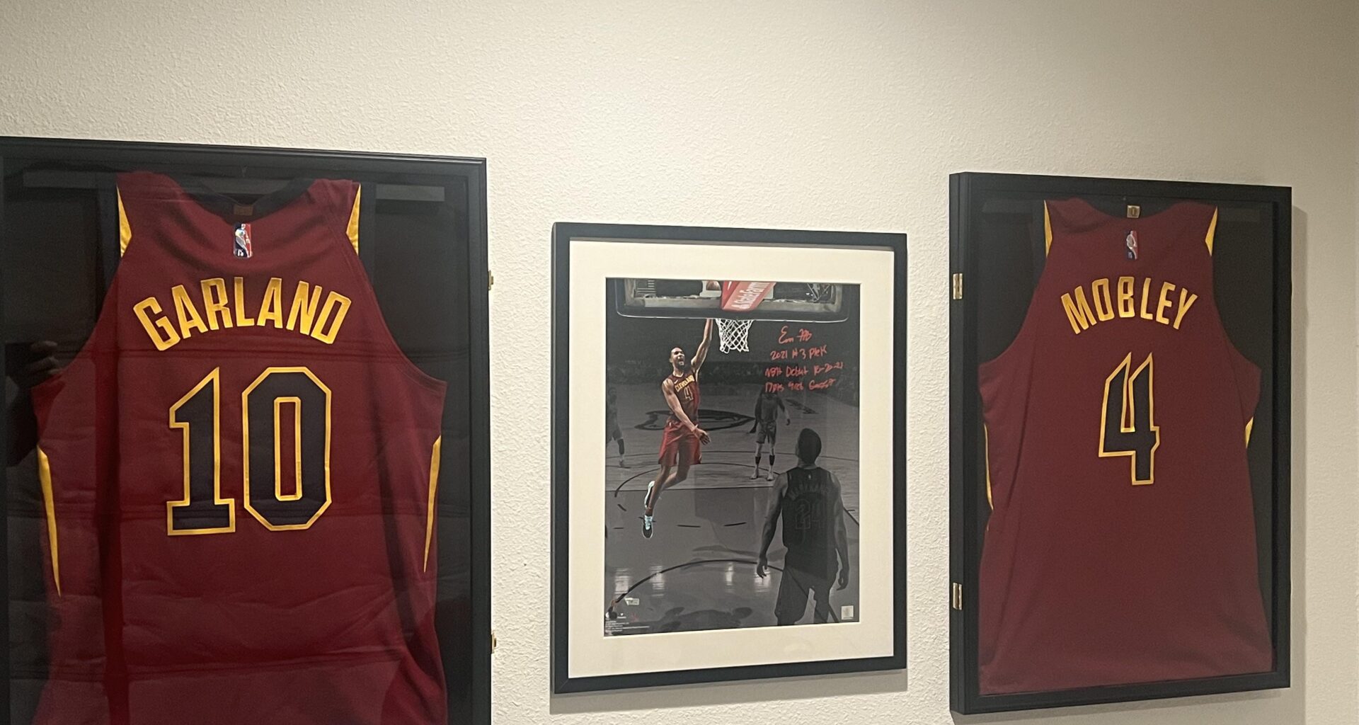 In honor of our home grown All-Stars, the jersey's from Evan Mobley's NBA Debut