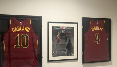 In honor of our home grown All-Stars, the jersey's from Evan Mobley's NBA Debut