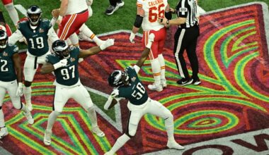 NFL fines Eagles' Jalyx Hunt $5,690 for bow-and-arrow gesture in Super Bowl LIX