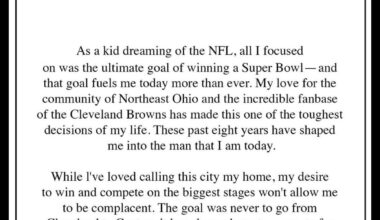 Myles Garret has requested a trade