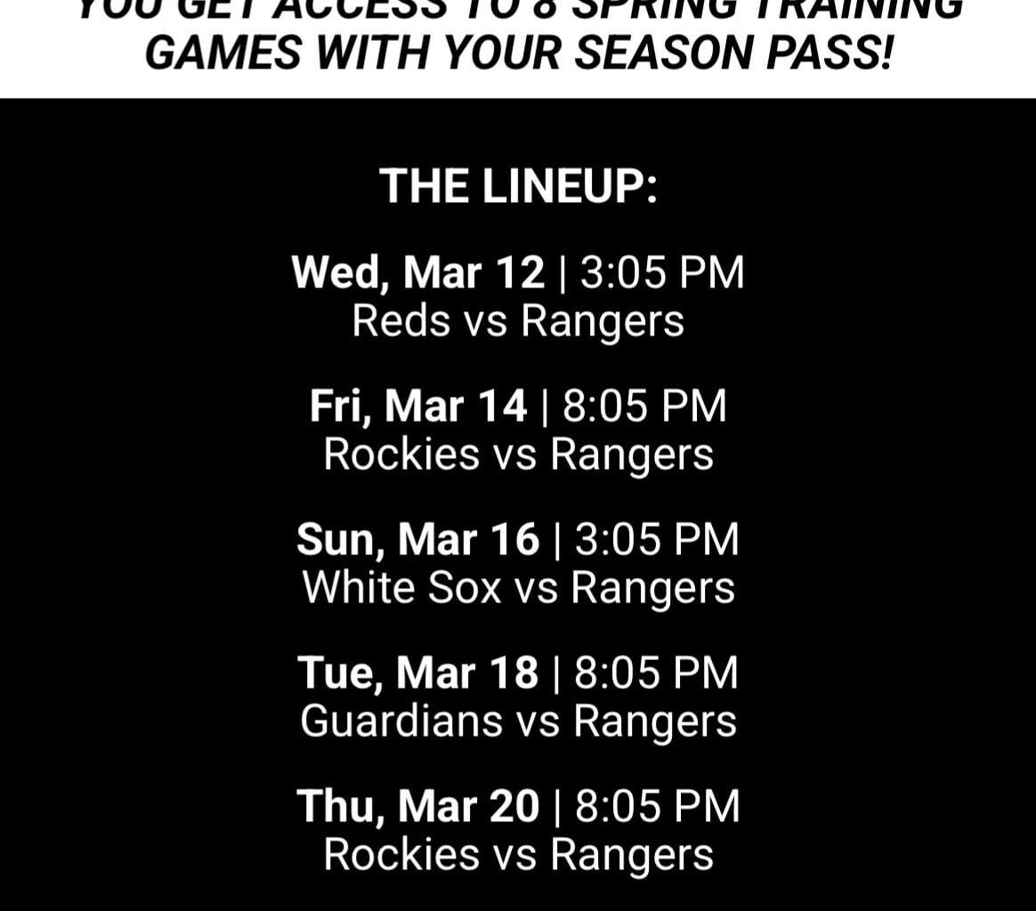 These are the spring training games you can watch through Victory this season