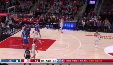 [Highlight] Trae Young sinks a deep shot just outside the logo