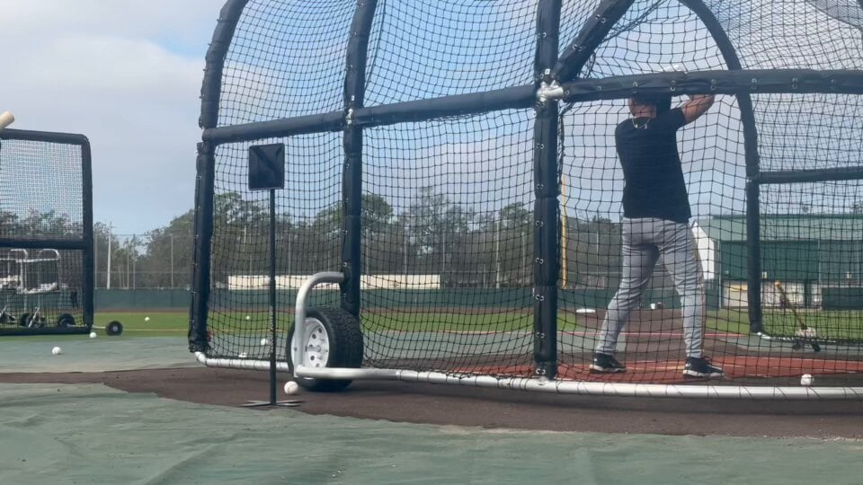 A fine sight to see: hitting/throwing clips from Endy Rodriguez