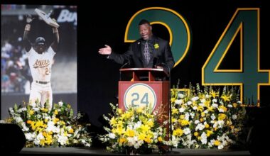 [AP] Thousands pay tribute to Rickey Henderson in Oakland. "I was 15 years old when I met Rickey, and he accepted me in the locker room along with Dave [Winfield] and a couple other guys," Ken Griffey Jr said. "When they talk about it takes a village to raise a kid, I'm thankful for Rickey .."