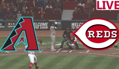 🔴LIVE MLB🔴Arizona Diamondbacks VS Cincinnati Reds/Baseball Spring training /MLB THE SHOW