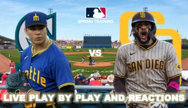 Seattle Mariners vs San Diego Padres Live Play-By-Play & Reactions