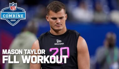 Mason Taylor's 2025 NFL Scouting Combine workout