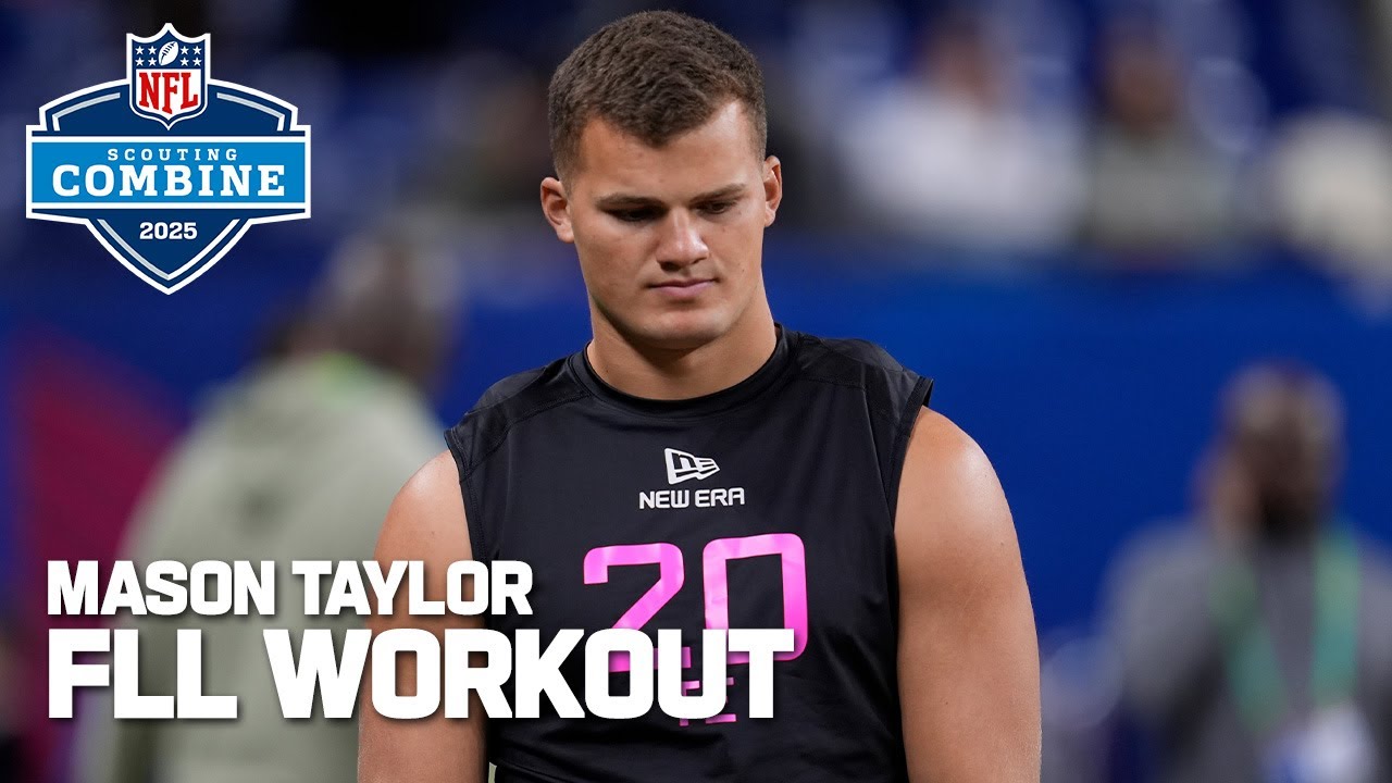 Mason Taylor's 2025 NFL Scouting Combine workout