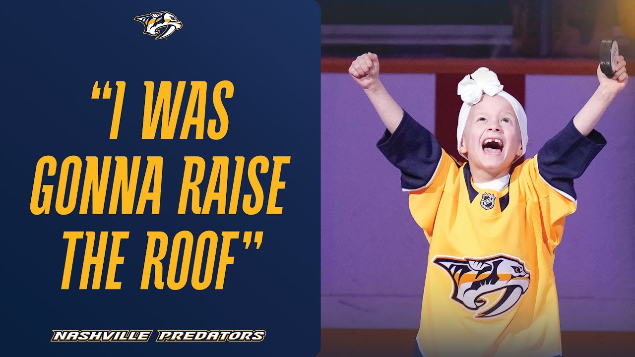 Dropping Pucks. Dropping Cancer. Meet Harper | Nashville Predators