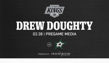 Defenseman Drew Doughty | 02.28.25 LA Kings Face the Dallas Stars | Pregame Media