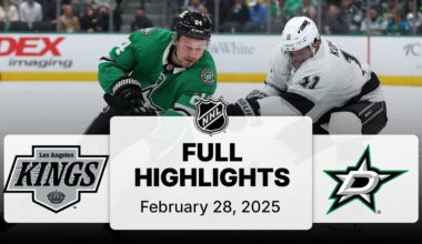 NHL Highlights | Kings vs. Stars | February 28, 2025