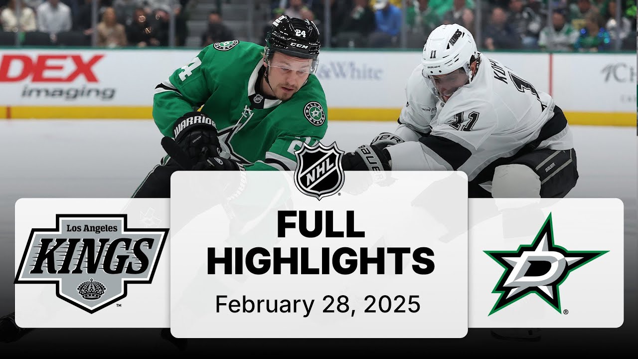 NHL Highlights | Kings vs. Stars | February 28, 2025
