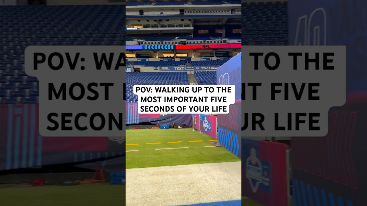 pov: walking up to the most important 5 seconds of your life