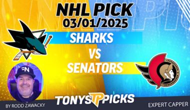 San Jose Sharks vs Ottawa Senators 3/1/25 NHL Pick Prediction