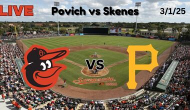 Baltimore Orioles vs Pittsburgh Pirates | Grapefruit League | LIVE! Play-by-Play & Commentary | 3/1