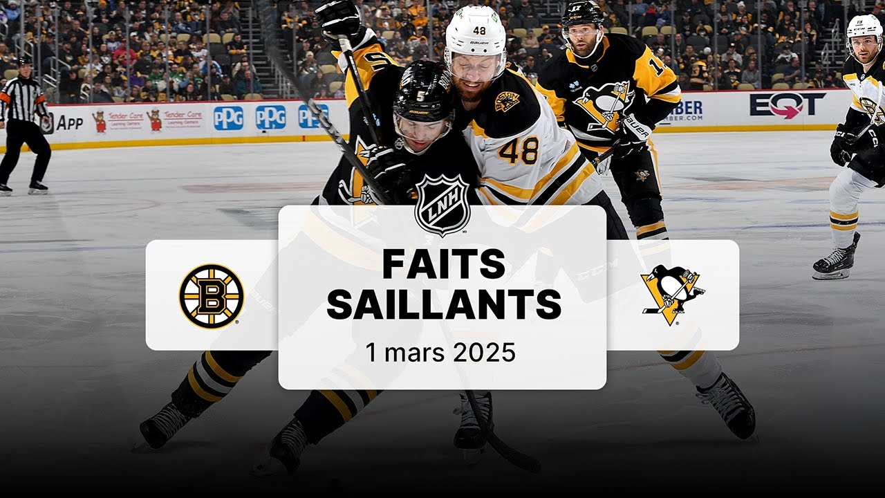 Bruins vs Penguins | Faits saillants