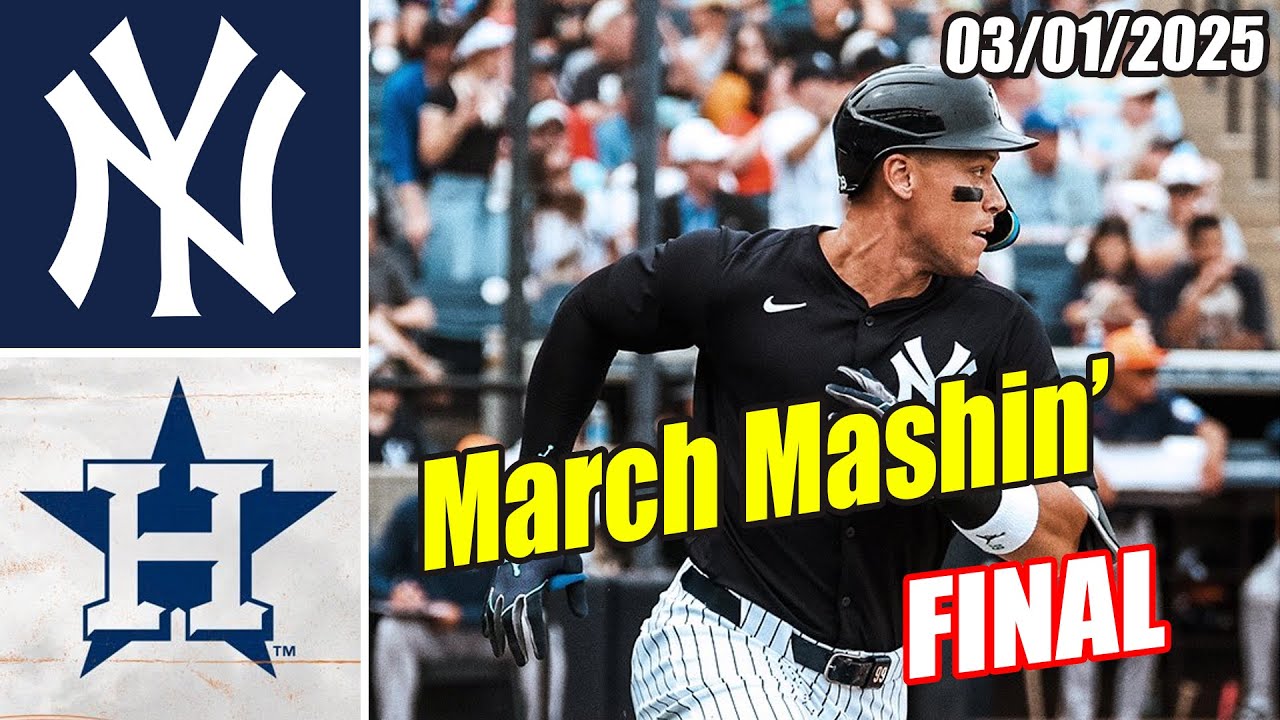 New York Yankees vs Houston Astros [FULL GAME] Highlights (03/01/2025) | MLB Highlights 2025