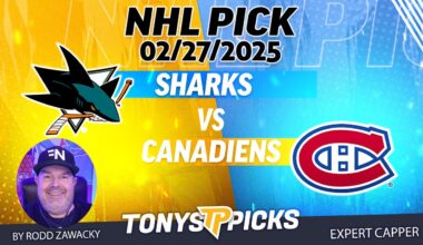 San Jose Sharks vs Montreal Canadiens 2/27/25 NHL Pick Prediction