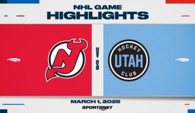 NHL Highlights | Devils vs. Utah HC - March 1, 2025