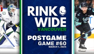 RINK WIDE POST-GAME: Vancouver Canucks at Seattle Kraken | Game 60 - Mar. 1, 2025