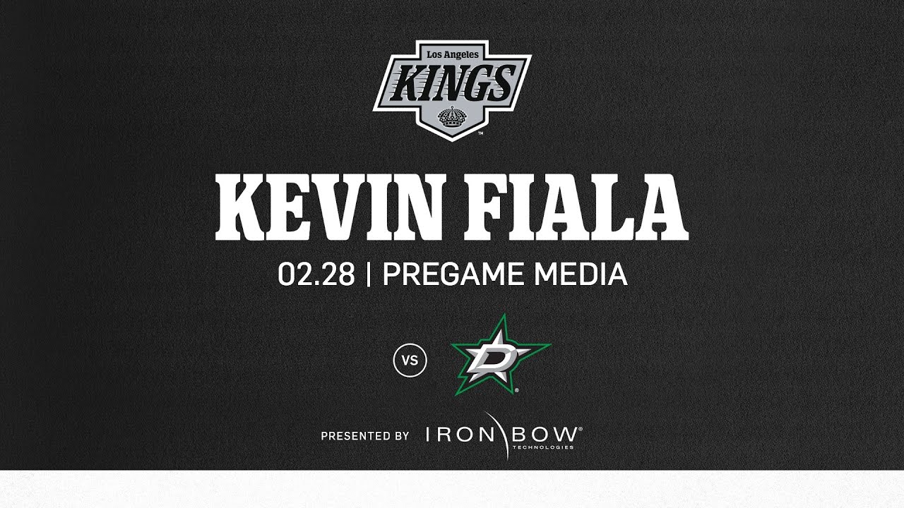 Forward Kevin Fiala | 02.28.25 LA Kings Face the Dallas Stars | Pregame Media