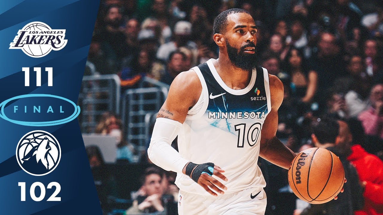 Minnesota Timberwolves Fall to Los Angeles Lakers 111-102 | 02.27.25