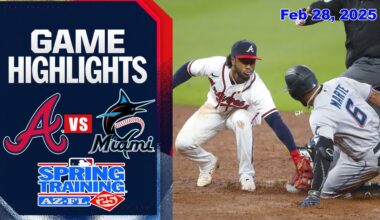 Atlanta Braves vs Miami Marlins [TODAY] GAME Highlights | MLB Training Spring 2025