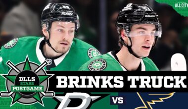 Wyatt Johnston Scores Power Play Hat Trick, Stars Sweep Blues | DLLS STARS POSTGAME