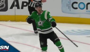 Stars' Wyatt Johnston Nets Three Power-Play Goals For Third Career Hat Trick