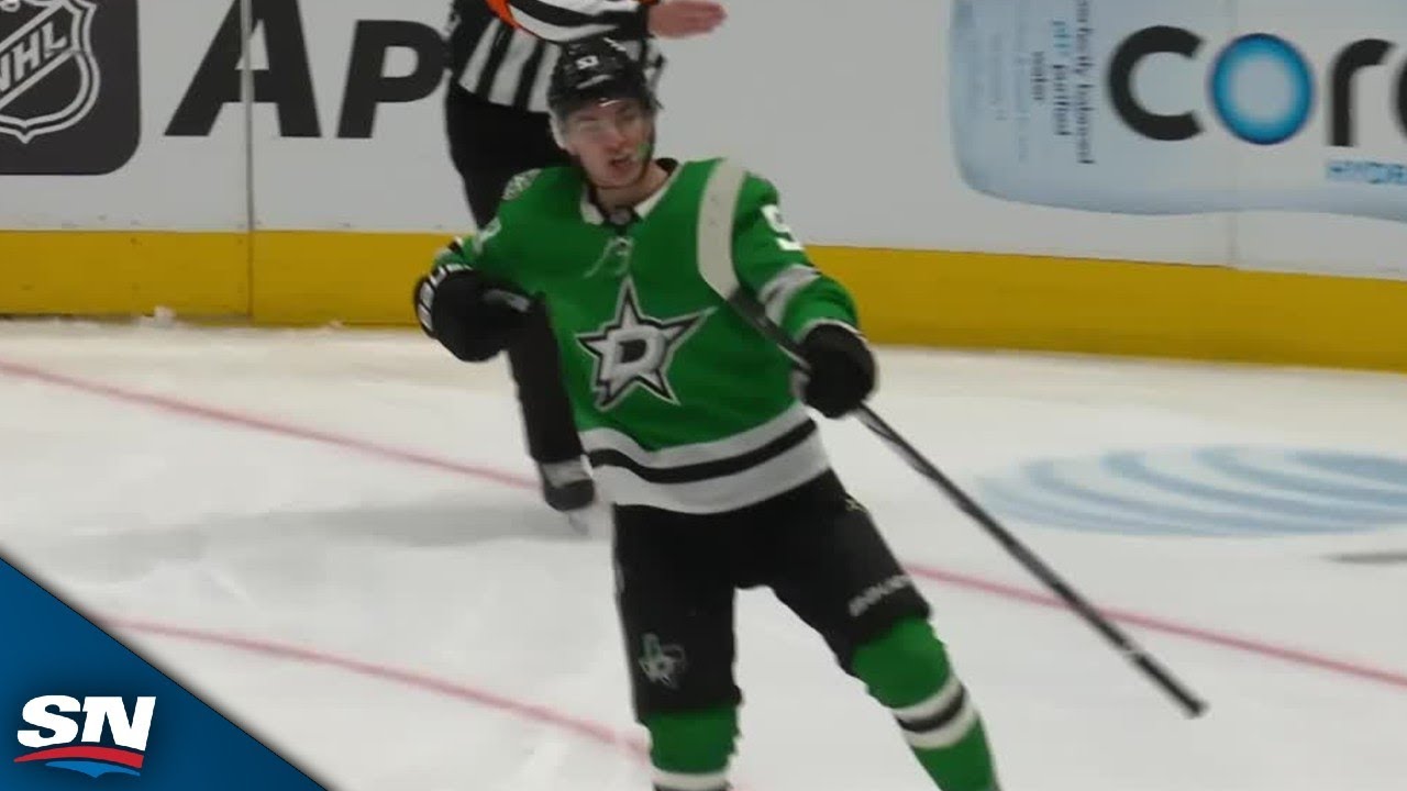 Stars' Wyatt Johnston Nets Three Power-Play Goals For Third Career Hat Trick