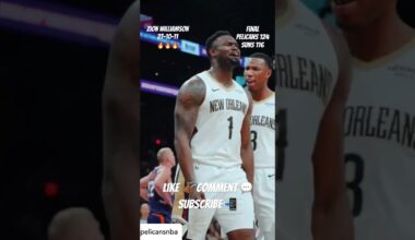 Zion Takes Flight In Phoenix ✈️ #NBA #ZionWilliamson #NewOrleans #Pelicans