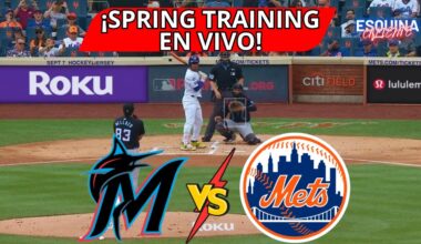 🔴 EN VIVO: MIAMI MARLINS VS NEW YORK METS - JUEGA JUAN SOTO - SPRING TRAINING 2025 - MLB LIVE