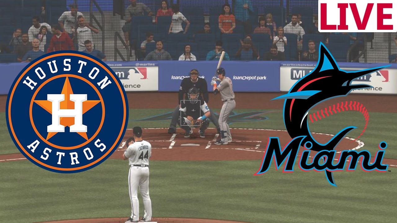 🔴LIVE 🔴Houston Astros VS Miami Marlins / Spring Training 2025/ Mlb Evivo/MLB THE SHOW