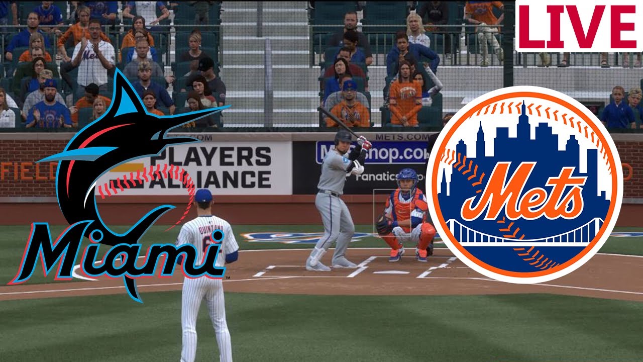 🔴LIVE 🔴Miami Marlins VS New York Mets/ Spring Training 2025/ Baseball En vivo /MLB the show 24