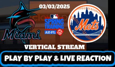 New York Mets vs Miami Marlins Live Reaction | MLB | VERTICAL | Mets vs Marlins