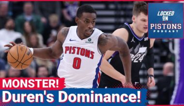 Jalen Duren Shines Again In Detroit Pistons Dominant Win Over The Utah Jazz
