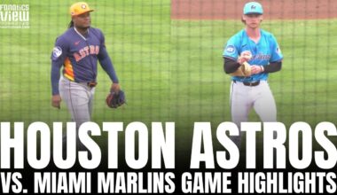 Houston Astros vs. Miami Marlins 2025 Spring Training Game Highlights | Xavier Edwards 3 RBI