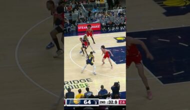 Tyrese Haliburton with the Left Before Shot Clock Expires vs. Bulls 🚨 | Indiana Pacers