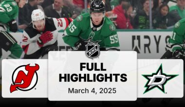 NHL Highlights | Devils vs. Stars - March 4, 2025