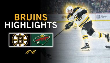Highlights and Analysis: Bruins Clash with Minnesota Wild In Final Regular Season Battle
