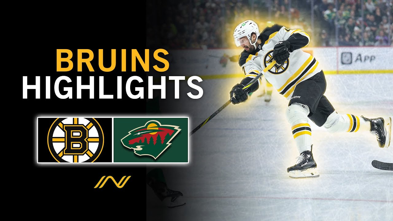 Highlights and Analysis: Bruins Clash with Minnesota Wild In Final Regular Season Battle
