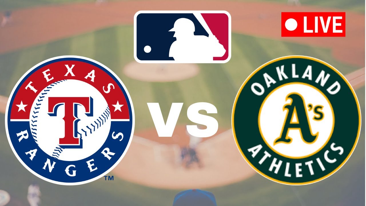 🔴LIVE : Texas Rangers vs Athletics | MLB Major League 2025 Live Match Score