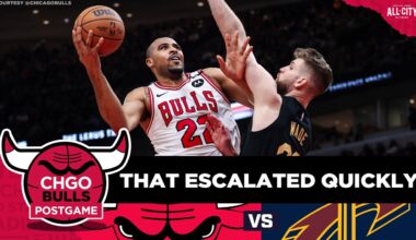 Chicago Bulls play Cavs even for 3.5 quarters...and then the Cavs tried | CHGO Bulls Postgame