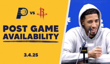 Indiana Pacers Postgame Media Availability vs. Houston Rockets | March 4, 2025