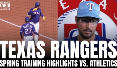 Texas Rangers vs. Athletics 2025 Spring Training Game Highlights | Joc Pederson Blasts Home Run